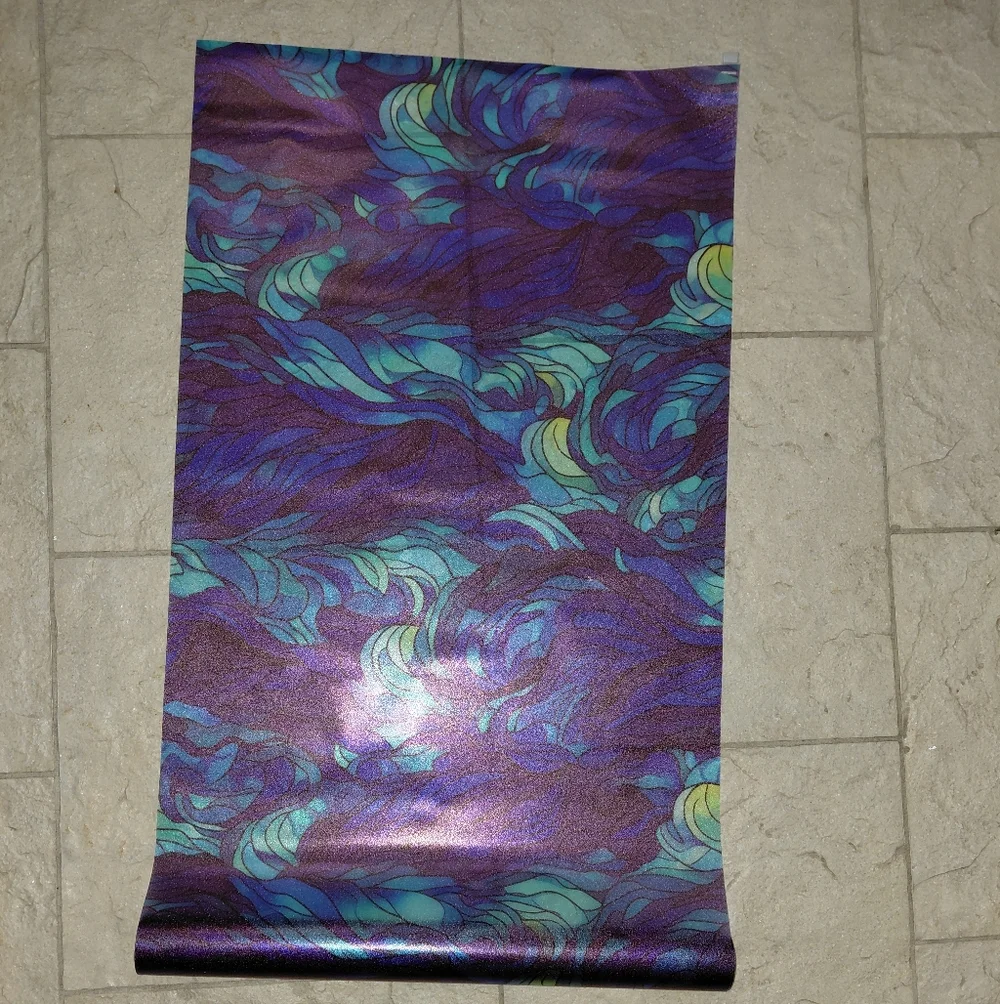 NIP 3 Rolls 16“x118 Abstract Blue Seawave Ocean Double Side Window Clings!
